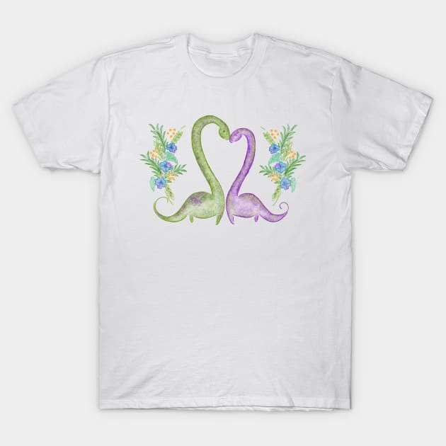 Dino love T-Shirt by FalyourPal